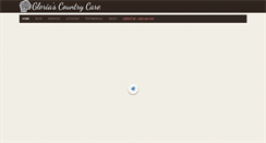 Desktop Screenshot of gloriascountrycare.com